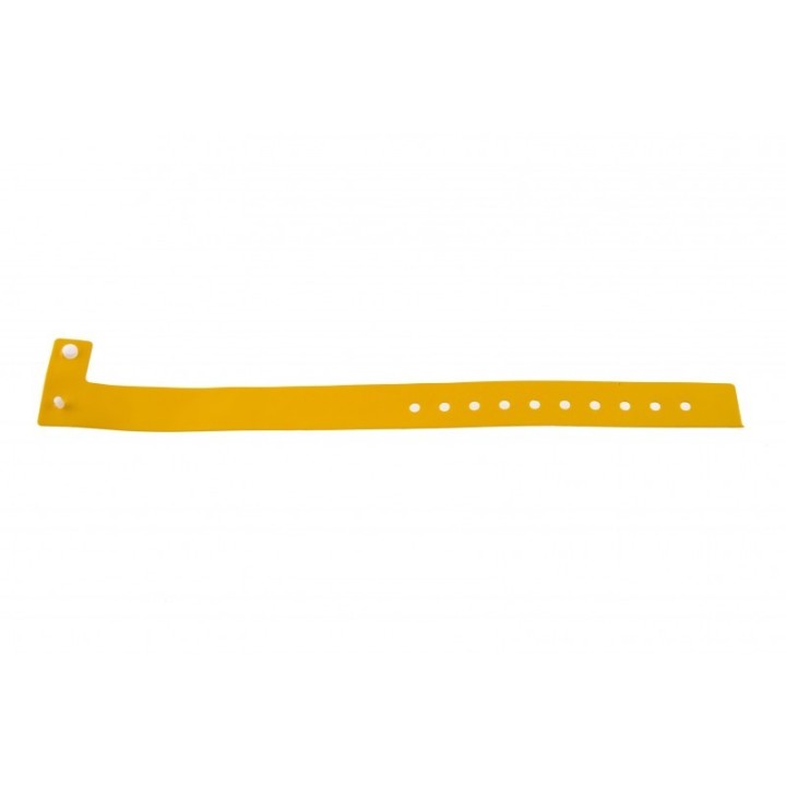 BRACELET JAUNE VINYLE MAT x100 TAILLE L 1474013