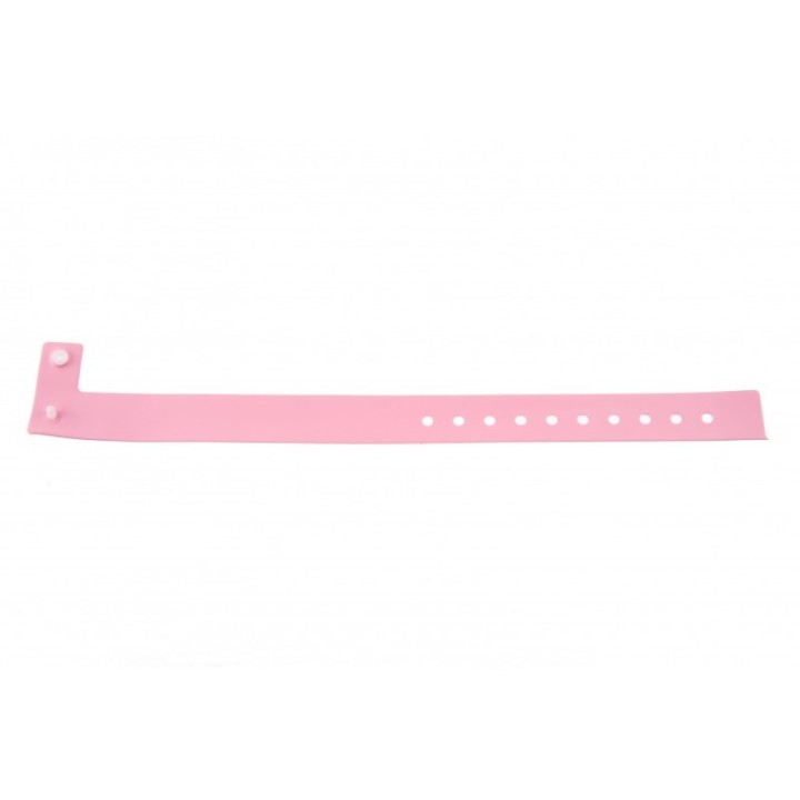 BRACELET ROSE PALE VINYLE MAT x100 TAILLE L 1474026