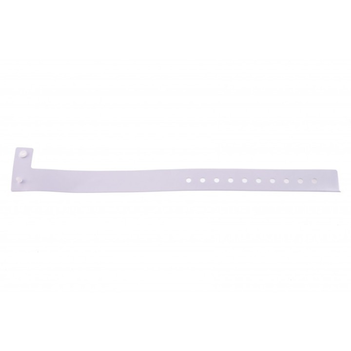 BRACELET BLANC VINYLE MAT x100 TAILLE L 1474010