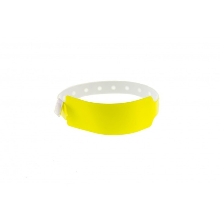 BRACELET JAUNE VINYLE BRILLANT TAILLE XL 1474034