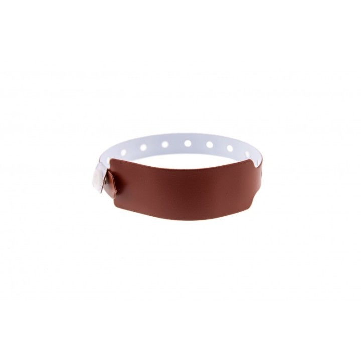 BRACELET MARRON VINYLE MAT EXTRA LARGE 1474057
