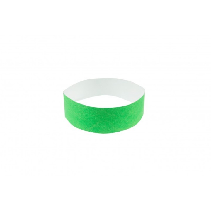 BRACELET TYVEK VERT CLAIR NUMEROTE LARGEUR 25 MM 1474244