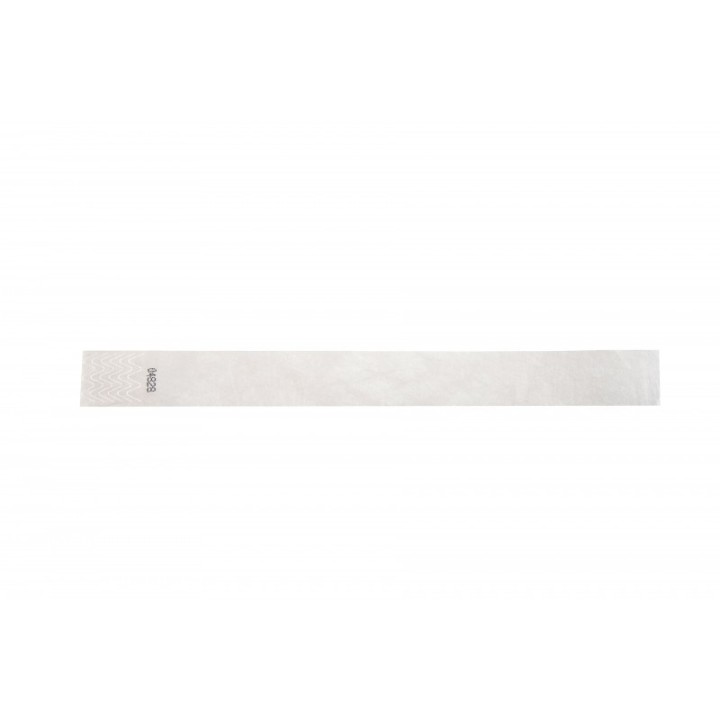 BRACELET TYVEK BLANC NUMEROTE LARGEUR 25 MM 1474240