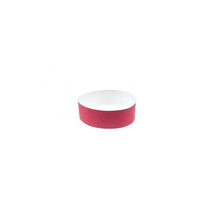 BRACELET TYVEK ROUGE NUMEROTE LARGEUR 25 MM 1474241