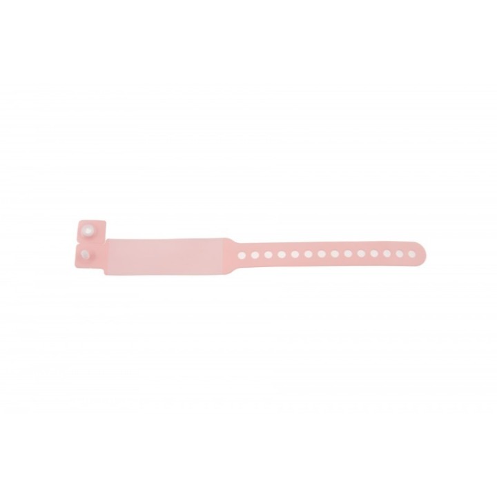 BRACELET EN VINYLE ENFANT AVEC PANNEAU D´ECRITURE ROSE PALE 1474087