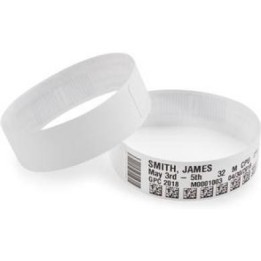 Bracelets Z-Band Direct Enfant Blanc Fermeture Adhésive 10006999K