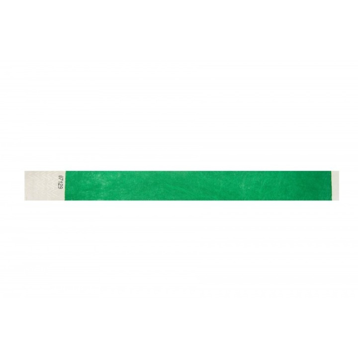 BRACELET TYVEK VERT NUMEROTE LARGEUR 19 MM 1475034