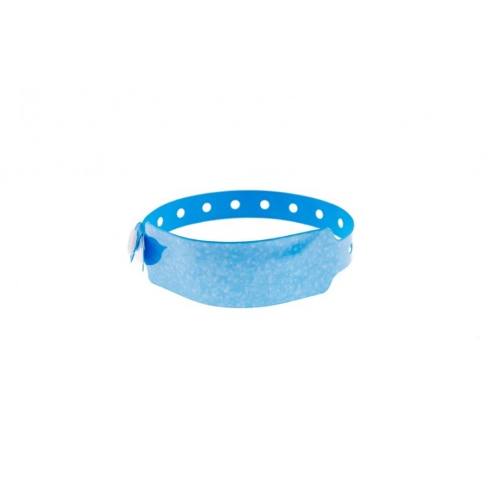 BRACELET HOLOGRAPHIQUE BLEU AVEC ETOILES TAILLE XL 1474151