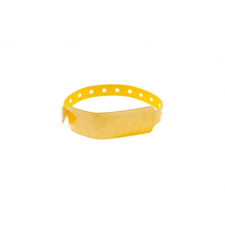 BRACELET HOLOGRAPHIQUE JAUNE AVEC ETOILES TAILLE XL 1474153