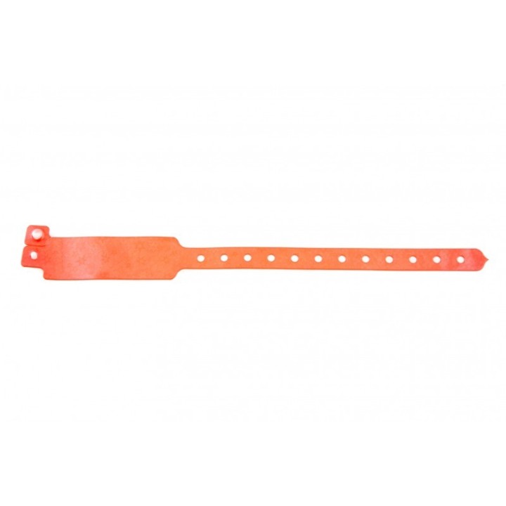 BRACELET HOLOGRAPHIQUE ORANGE AVEC ETOILES TAILLE XL 1474156