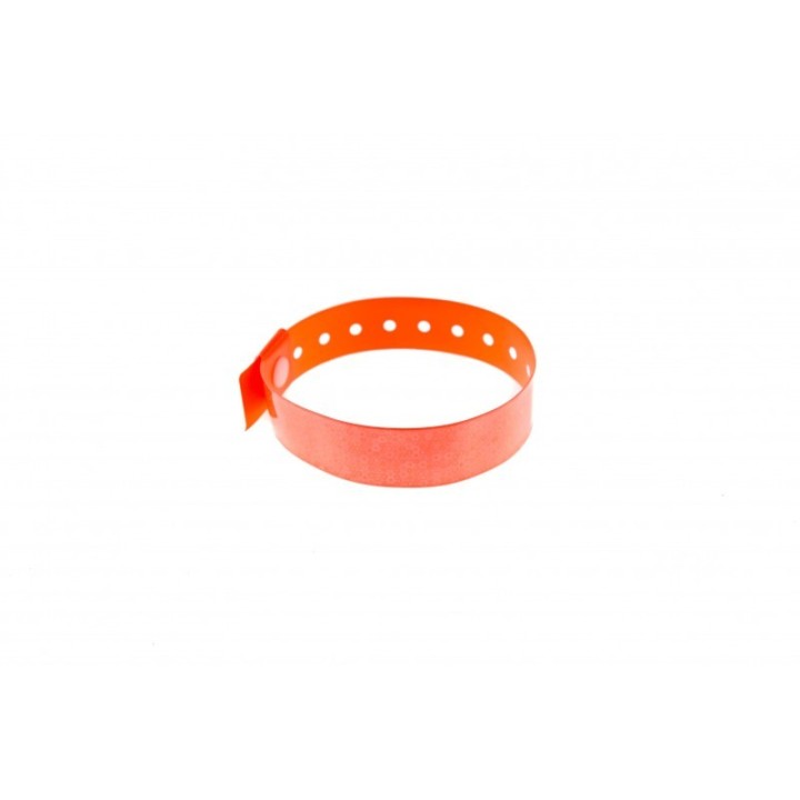 BRACELET HOLOGRAPHIQUE ORANGE TAILLE L AVEC BULLES 1474106