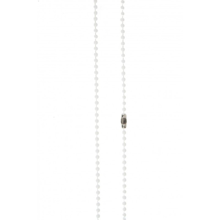 Chainette plastique pour porte-badge Blanc X100 1421001