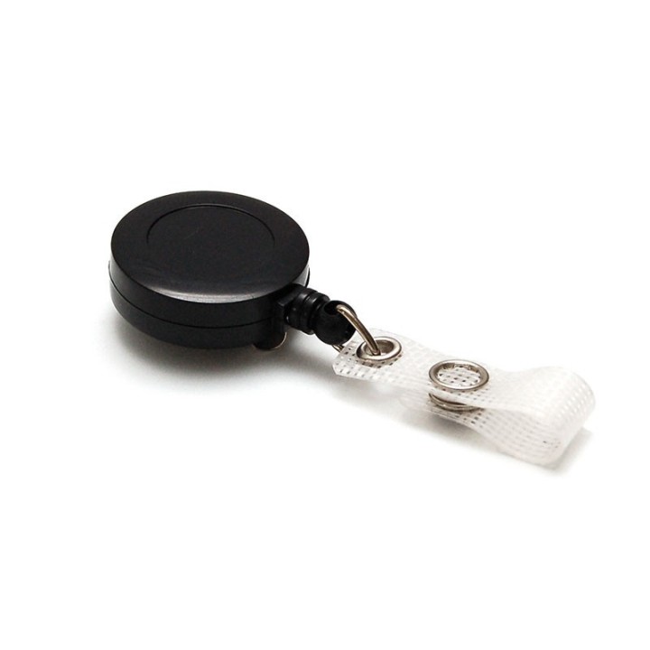 Enrouleur attache badge plastique IDS940 x100 1460044 noir