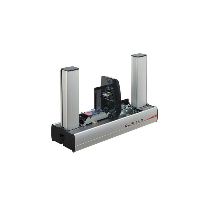 Imprimante à Carte EVOLIS QUANTUM 2 QTM306GRH-BS vue de profil gauche disponible sur Althus Office