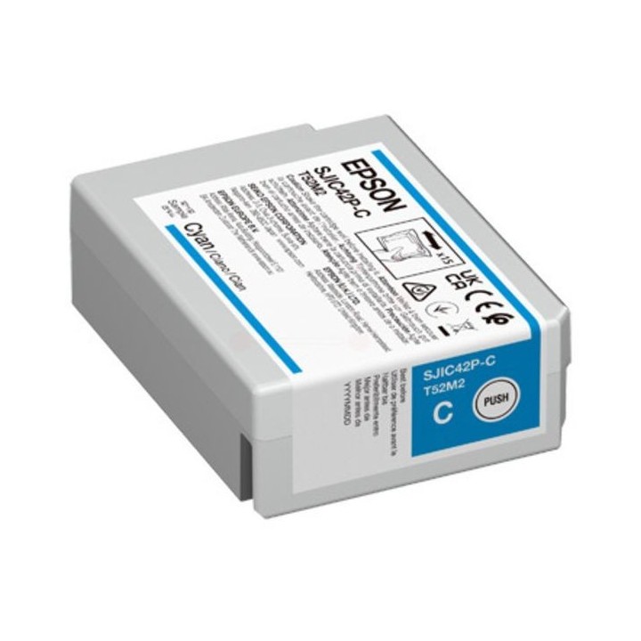 Cartouche Bleu (Cyan) EPSON C4000e C13T52M240