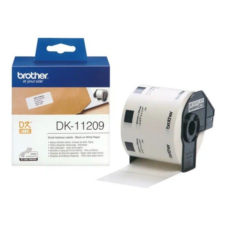 Etiquette d'adresse BROTHER DK-11209 29x62mm - Althus-Office
