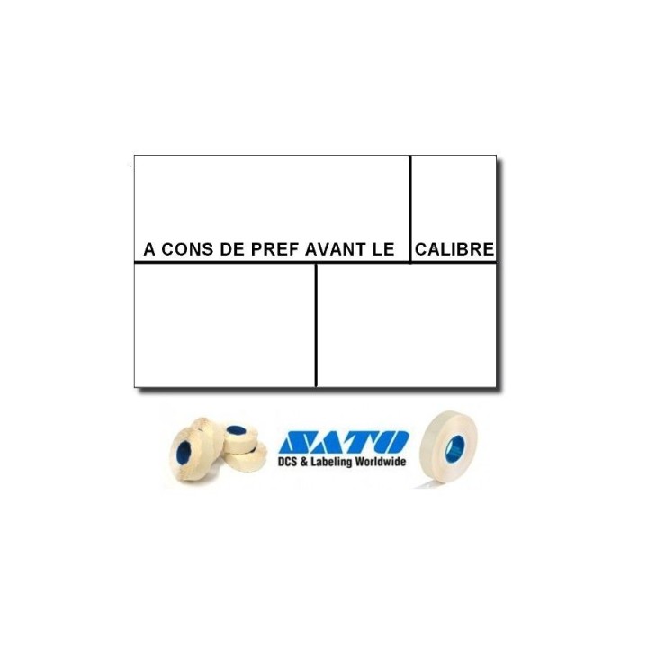 EP208IX-012: étiquette SATO - Althus-Office.