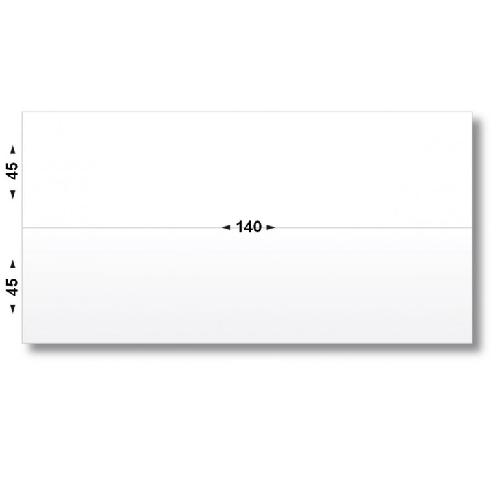 Étiquettes pour machine à affranchir 140 x 90 (2x45mm) - 1000 étiquettes par boite. - Disponible chez Althus-Office