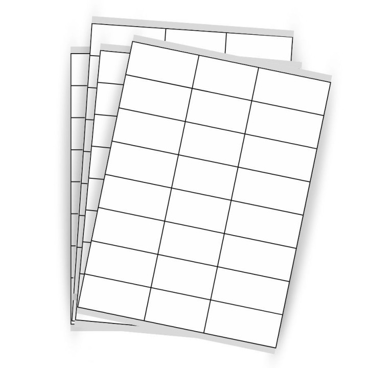 Étiquettes en papier vélin blanc 70 x 35 mm - 100 planches par boîte - Trouvez sur Althus-Office