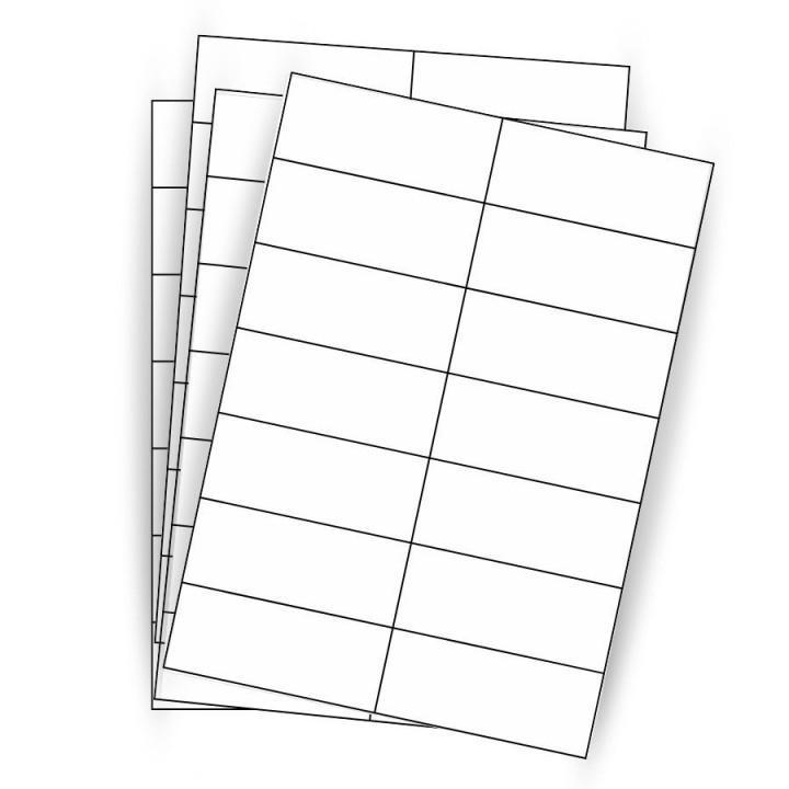 Planche d’étiquettes autocollantes 105 x 42,3 mm - 100  feuilles par boîte - Commandez maintenant sur Althus-Office