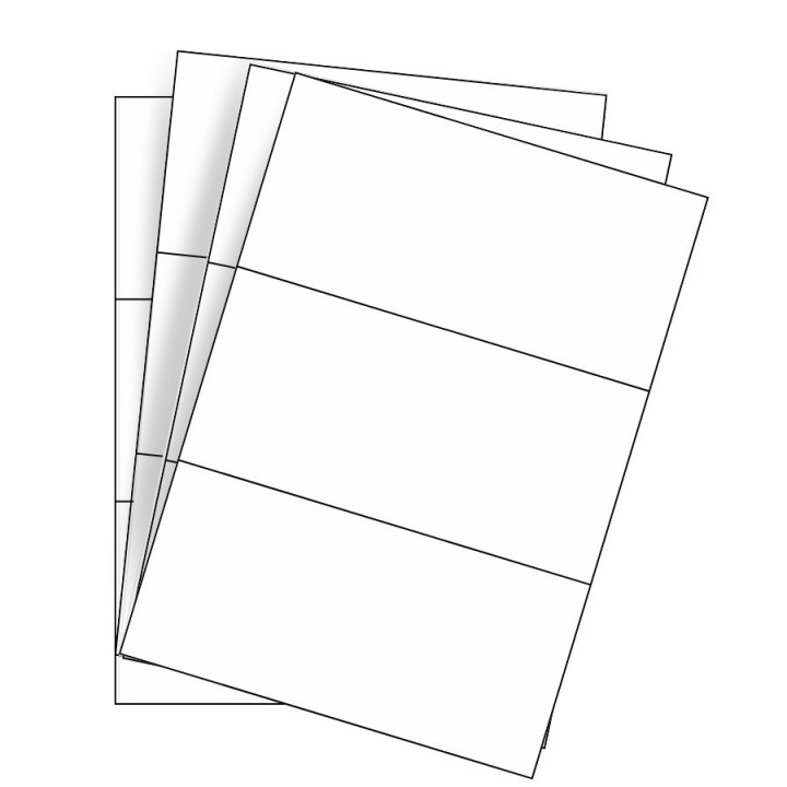 Planche d’étiquettes  210 x 99 mm  - 3 étiquettes par feuille - Découvrez sur Althus-Office