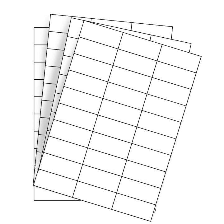 Étiquettes adhésives en planche 70x29,7 mm - Réf : 0191 - Procurez-vous sur Althus-Office