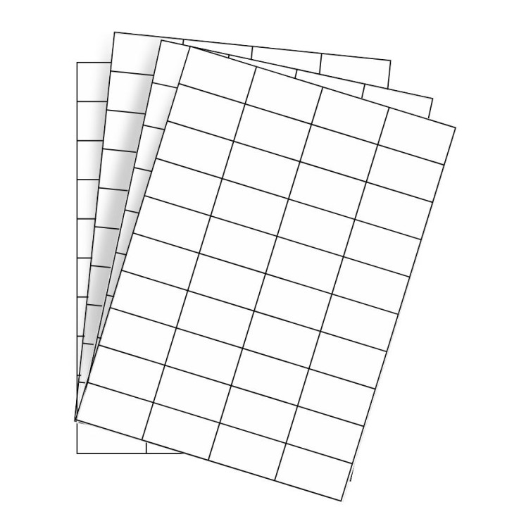 Étiquettes imprimables 52,5 x 29,7mm - Compatibles laser et jet d’encre - Choisissez sur Althus-Office