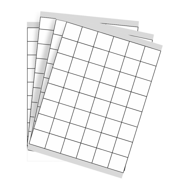 Étiquettes adhésives A4 35 x 35mm - Réf : 0189 | 9600 étiquettes au total - Achetez dès maintenant sur Althus-Office