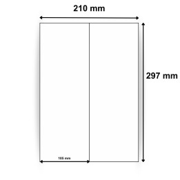 Étiquettes en planche 105 x 297mm - Réf : 3669 | 1000 étiquettes par boîte - Commandez sur Althus-Office