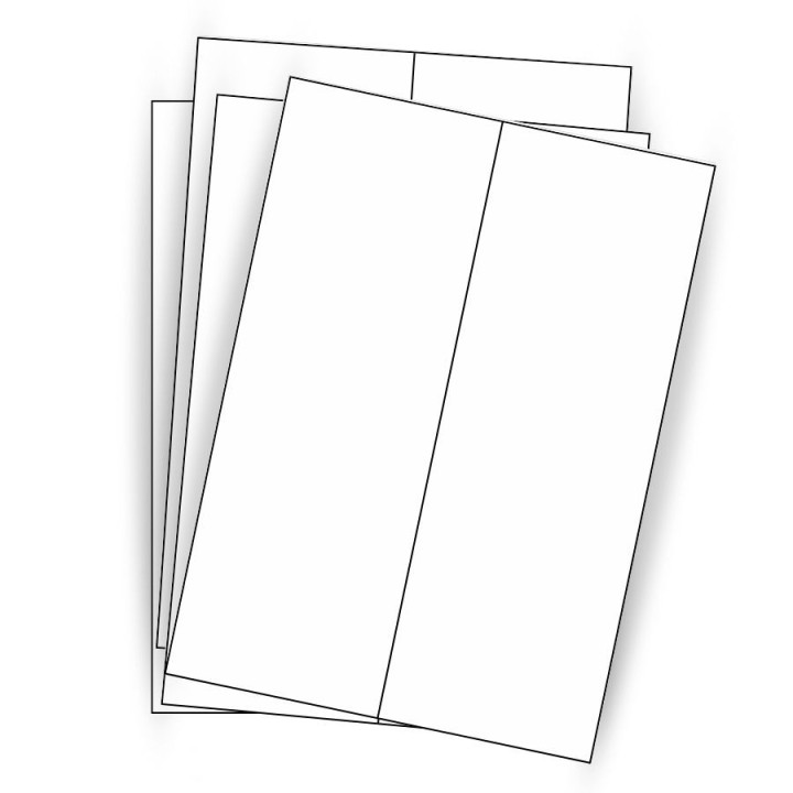 Étiquettes blanches 105 x 297 mm en planche - Lot de 500 feuilles - Achetez sur Althus-Office