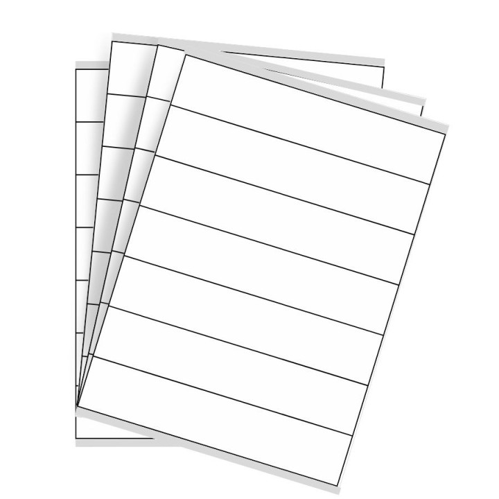Étiquettes adhésives en planche 210 x 40,3mm - Réf : 3156 - Procurez-vous sur Althus-Office