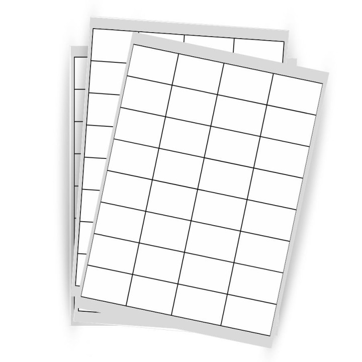 Étiquettes adhésives en planche 51x34 mm - Réf : 2640 - Procurez-vous sur Althus-Office