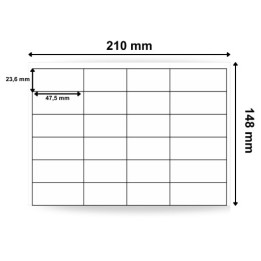 Étiquettes blanches Laboratoire  taille 210x148 ref 4780 - Choisir sur Althus-Office