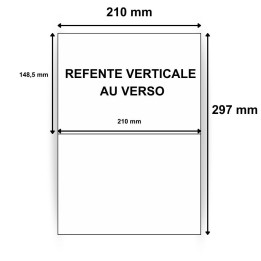 Planche d’étiquettes 210 x 148,5 mm - 2 étiquettes par feuille - Découvrez sur Althus-Office
