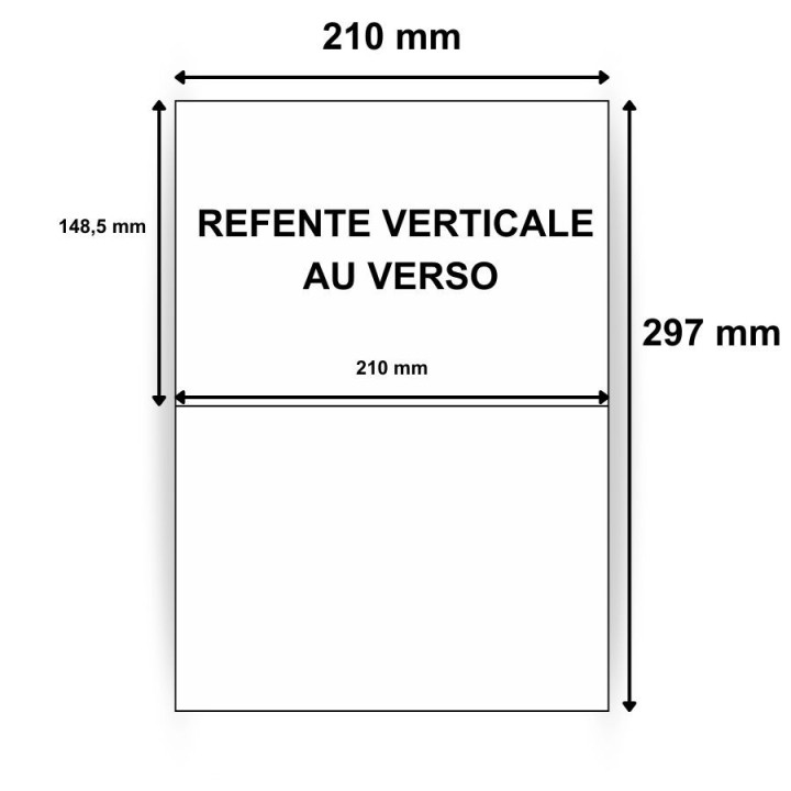 Planche d’étiquettes 210 x 148,5 mm - 2 étiquettes par feuille - Découvrez sur Althus-Office