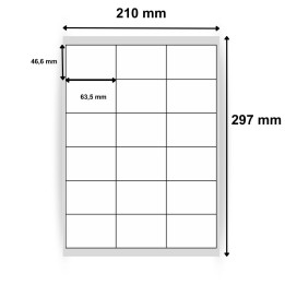 Étiquettes en planche 63,5 x 46,6mm - Réf : 0166 | 100 étiquettes par boîte - Commandez sur Althus-Office