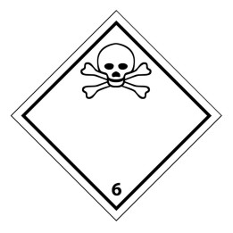 Étiquette de sécurité n°6.1 - Transport de matières toxiques– Achetez dès maintenant sur Althus-Office