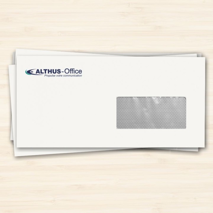 Lettre au format DL personnalisable avec logo – Personnalisez sur Althus-Office