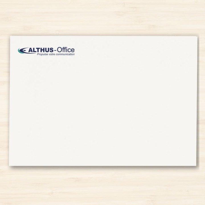 Lettre personnalisée avec logo entreprise - Format C5 – Achetez sur Althus-Office