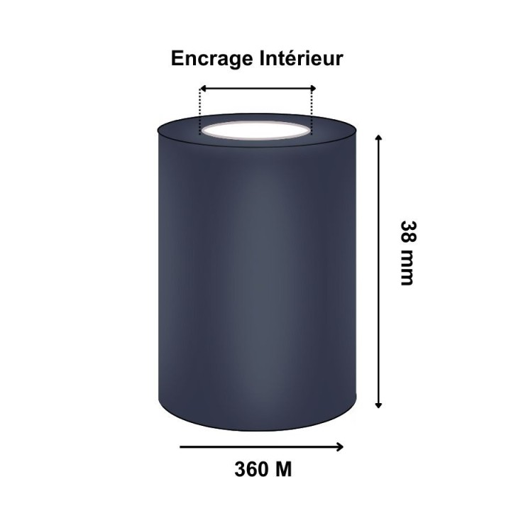 Ruban transfert thermique CIRE 38mmx360m AWR470 T63227IO