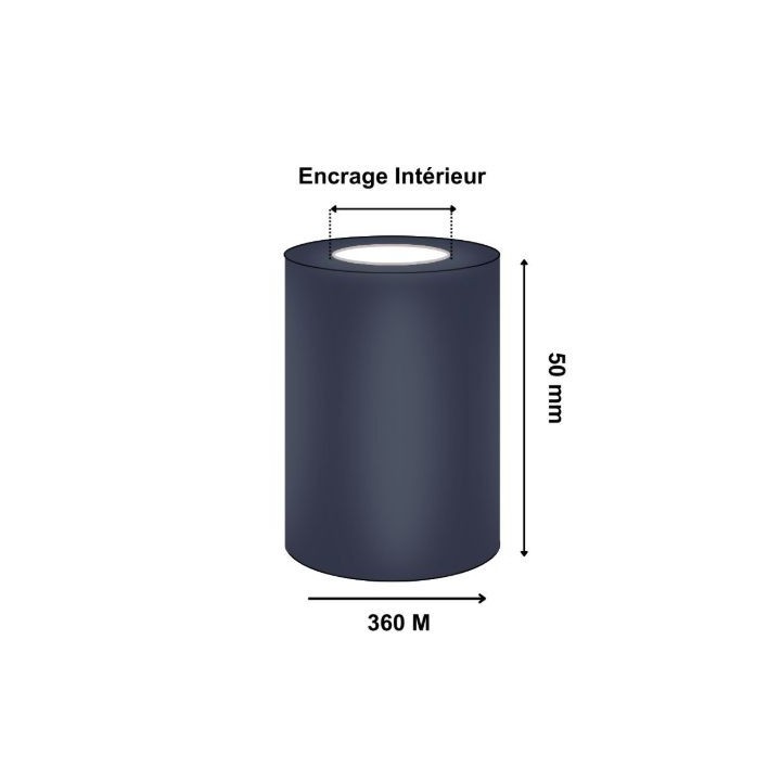 Ruban thermique T63293IO, modèle résine, taille 50X360m, disponible chez althus-office