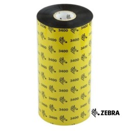 Ruban Transfert Thermique 102mmx450m ZEBRA Cire/Résine3400 03400BK10245