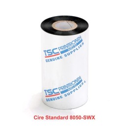 Ruban transfert thermique TSC cire Standard 8050-SWX 110mm x 625m P159155-001