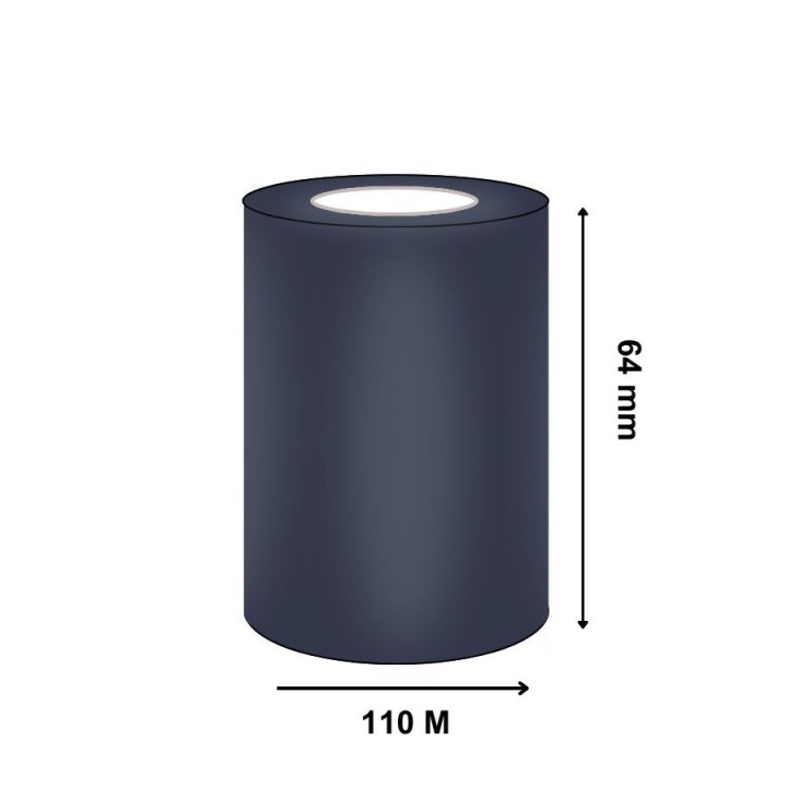 Ruban transfert thermique TSC cire Premium 8300-PWX 64mm x 110m P159008-001