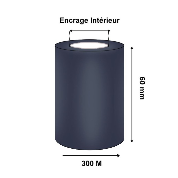 Ruban Transfert Thermique CIRE/RESINE 60mmx300m APR6 T42517IO (Ancienne Réf : T42517ZA)