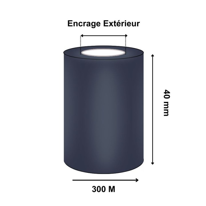Ruban Transfert Thermique CIRE/RESINE 40mmx300m APR6 T42511IO (Ancienne Réf : T42511ZA)