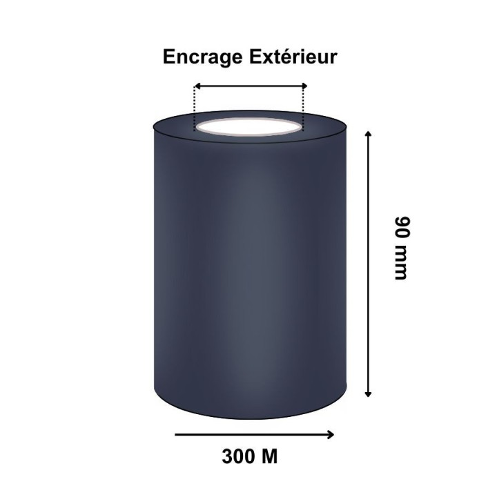 Ruban Transfert Thermique CIRE/RESINE 90mmx300m APR6 T42506IO (Ancienne Réf : T42506ZA)