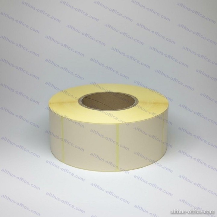 Étiquette en bobine Transfert Thermique Ivoire 9225C 60 x 70 mm