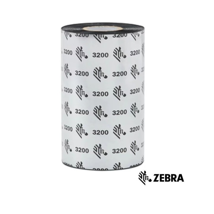 Ruban Transfert Thermique 110mmx450m ZEBRA Cire/Résine Premium3200 03200BK11045