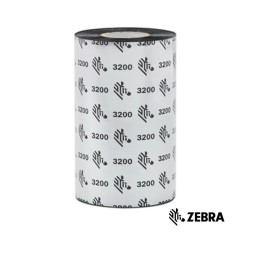 Ruban Transfert Thermique 64mmx74m ZEBRA Cire/Résine Premium3200 03200GS06407
